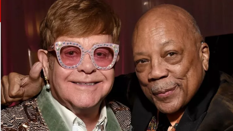 Elton John mit Quincy Jones