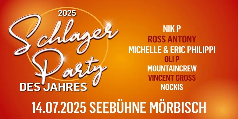 Schlagerparty 2025 Mörbisch