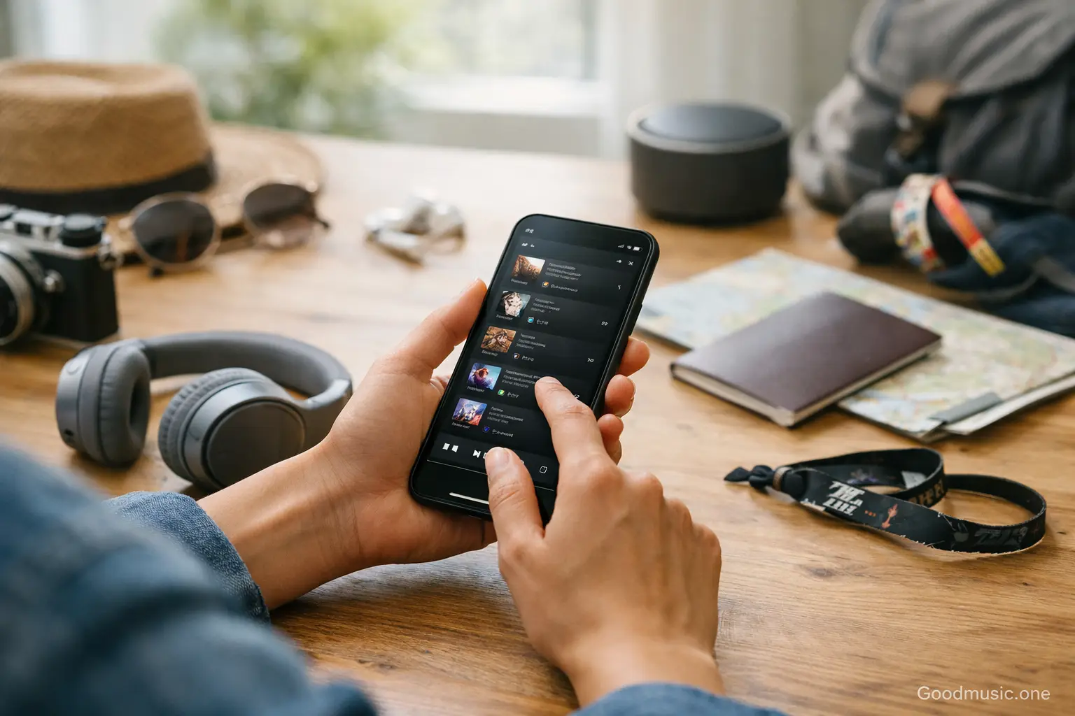Festivalplaylist vor der Reise zusammenstellen