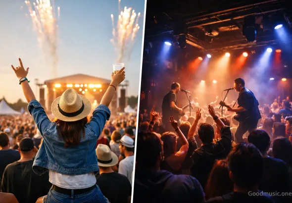 Festival oder Clubkonzert: Was passt zu dir?