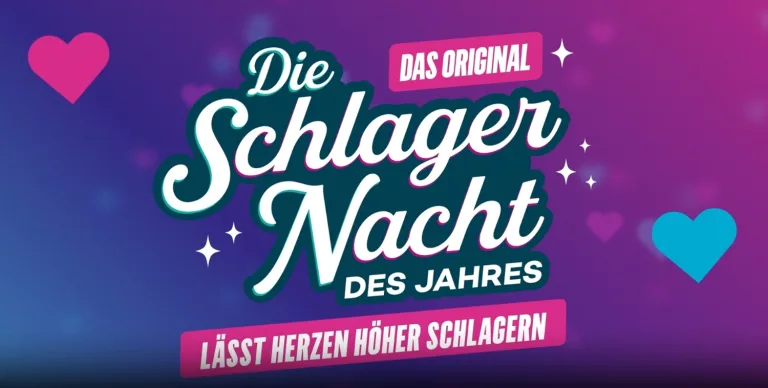 Die Schlagernacht des Jahres 2026 in Wien mit bekannten Schlagerstars