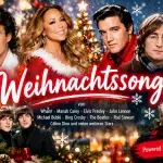 Weihnachtssongs mit Musikstars